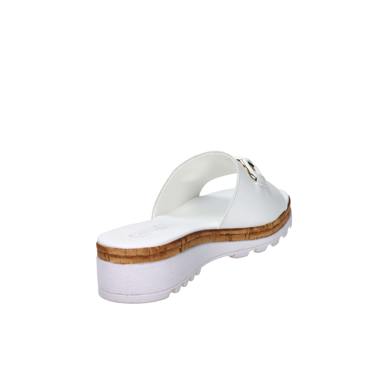 Cinzia Soft Damen Flache Pantolette IAF23533 Weiß