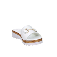 Cinzia Soft Damen Flache Pantolette IAF23533 Weiß