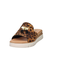 Cinzia Soft Damen Pantolette mit Keilabsatz NG2712 Leopardenmuster