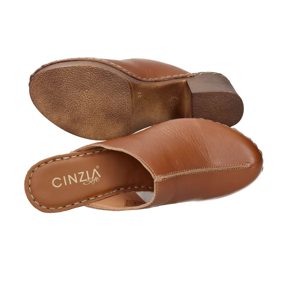 Cinzia Soft Donna Sabot PQ1143624G Cuoio