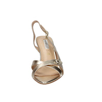 Miabelle Mujer Sandalia con tacón MB1151 Platino