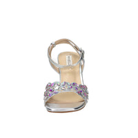 Miabelle Damen Sandale mit Absatz MB141 Silber