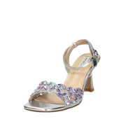 Miabelle Damen Sandale mit Absatz MB141 Silber
