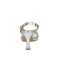 Miabelle Damen Sandale mit Absatz MB141 Silber