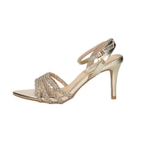 Miabelle Damen Sandale mit Absatz MB1153 Platin