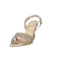 Miabelle Damen Sandale mit Absatz MB1153 Platin