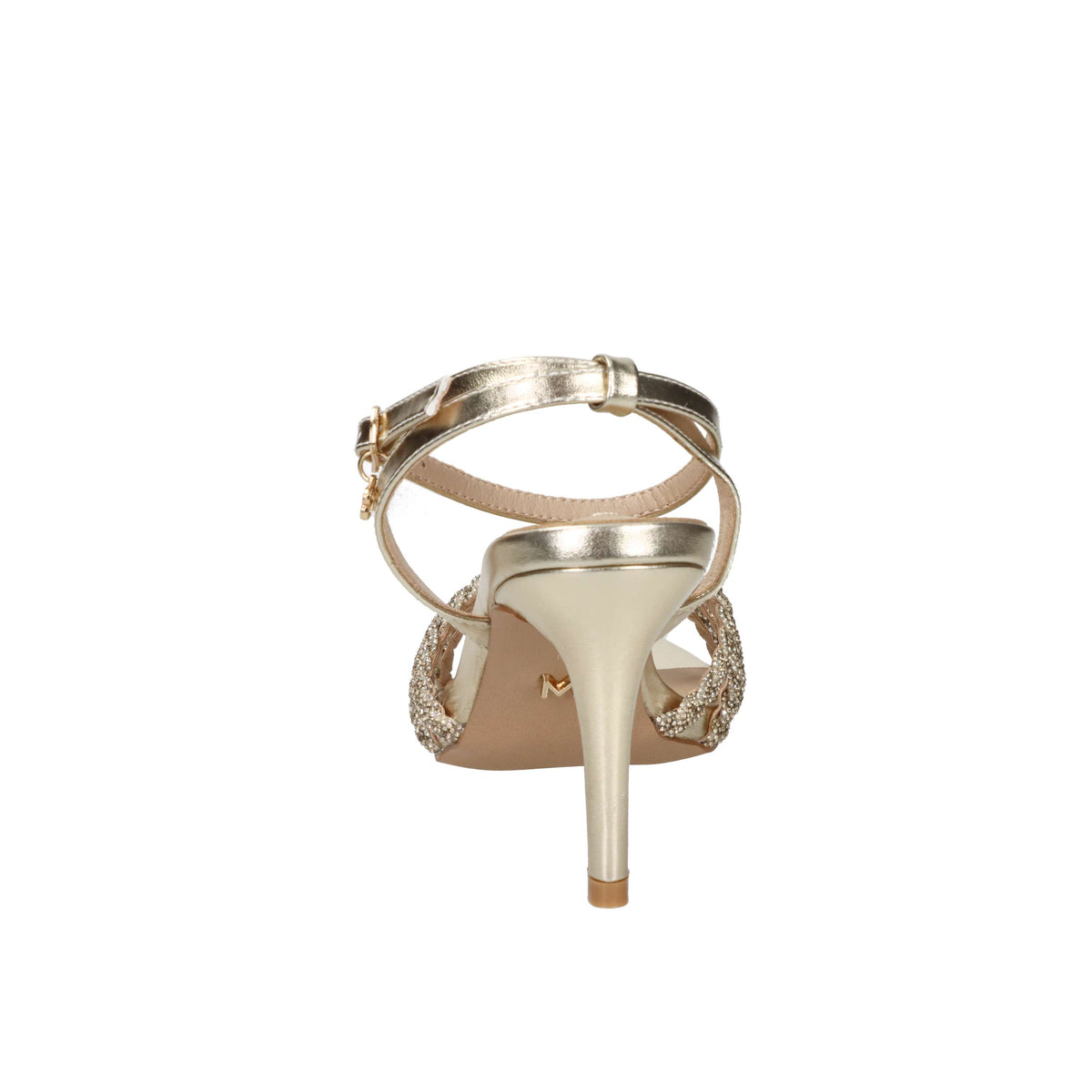Miabelle Damen Sandale mit Absatz MB1153 Platin