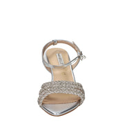 Miabelle Damen Sandale mit Absatz MB1153 Silber