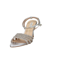 Miabelle Damen Sandale mit Absatz MB1153 Silber