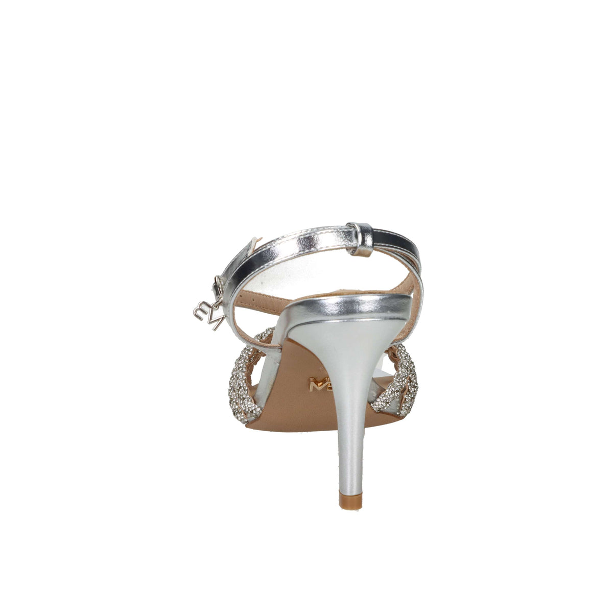 Miabelle Damen Sandale mit Absatz MB1153 Silber