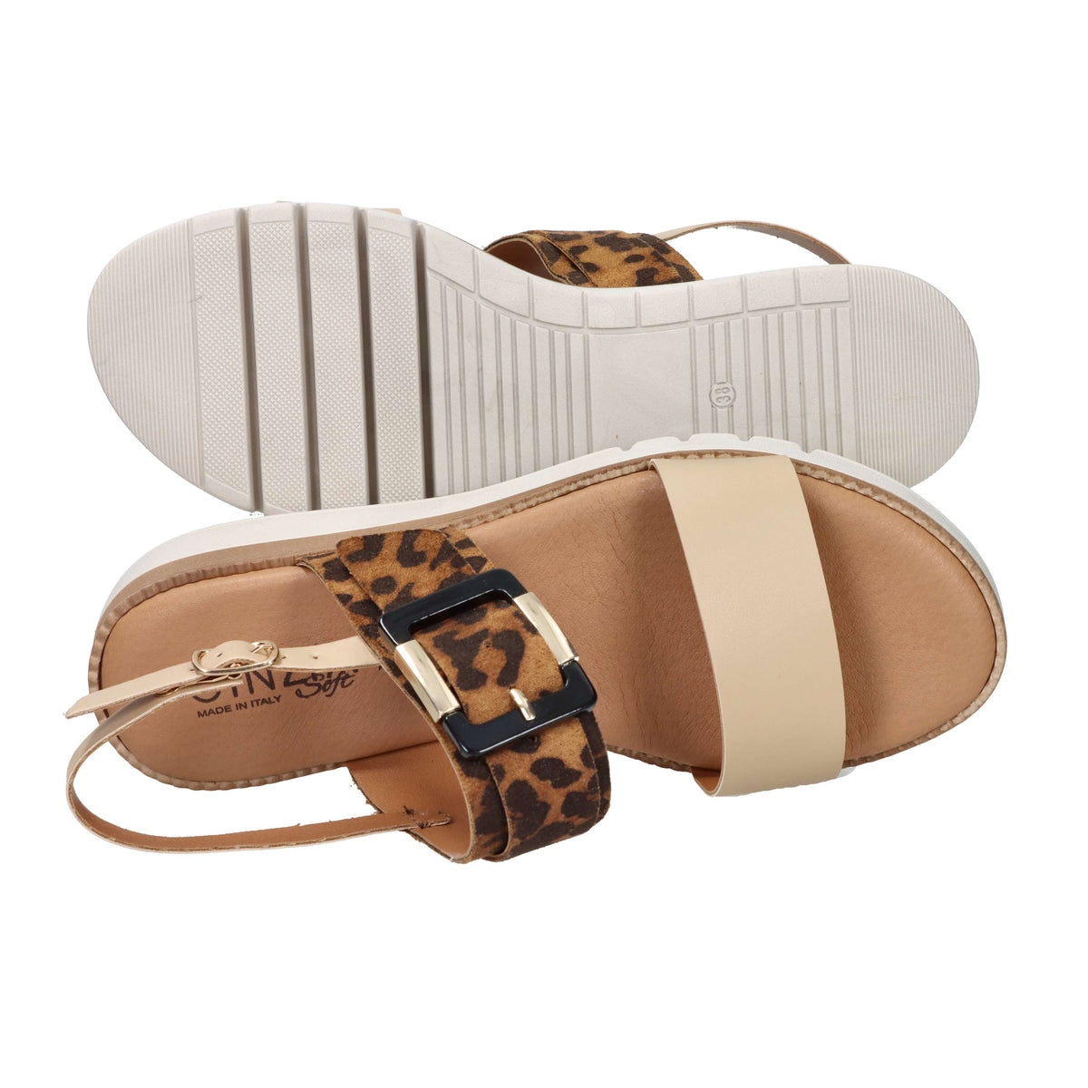 Cinzia Soft Women's Wedge Sandal NG2755 Leather