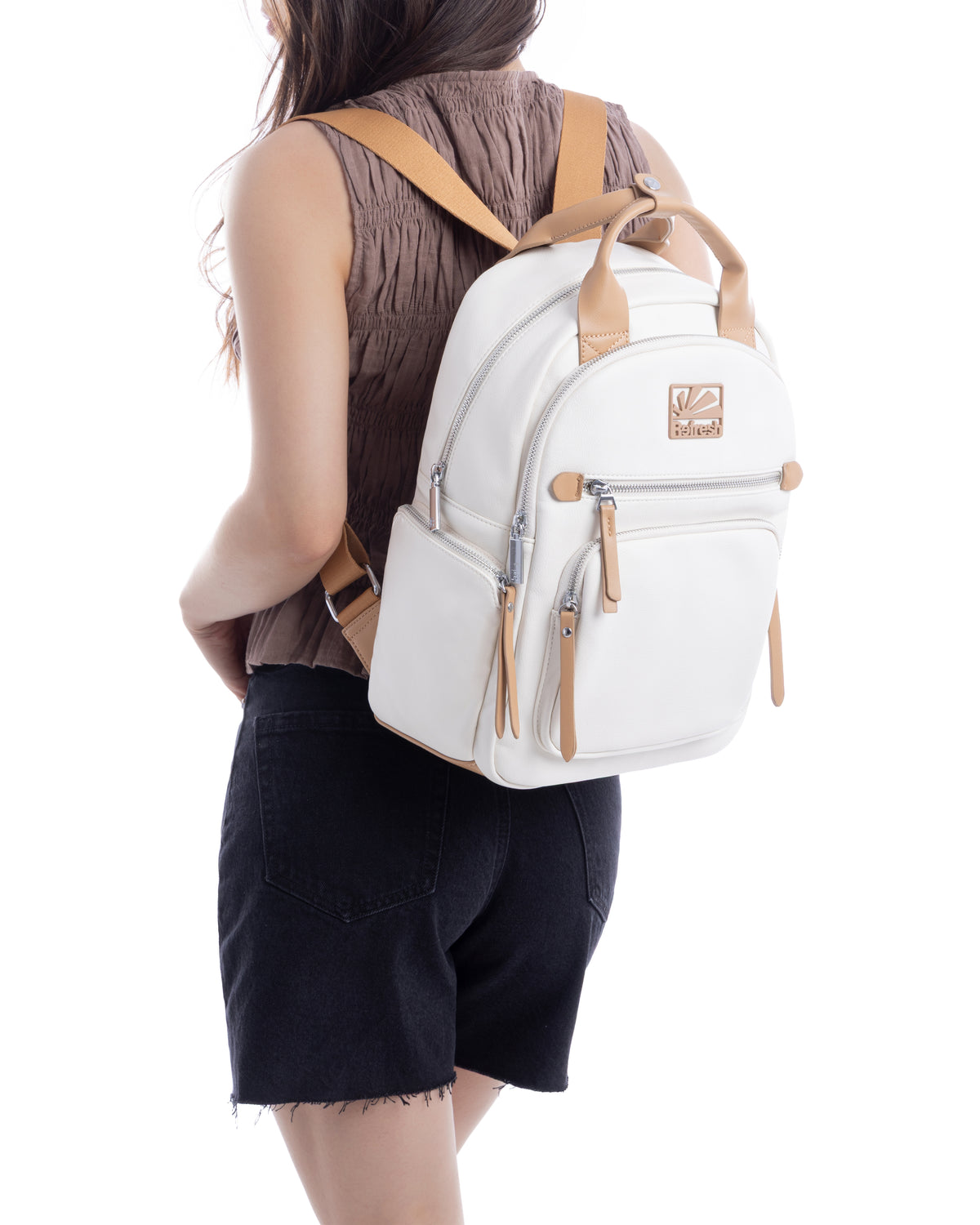 Refresh Mujer Mochila casual 183380 Crema