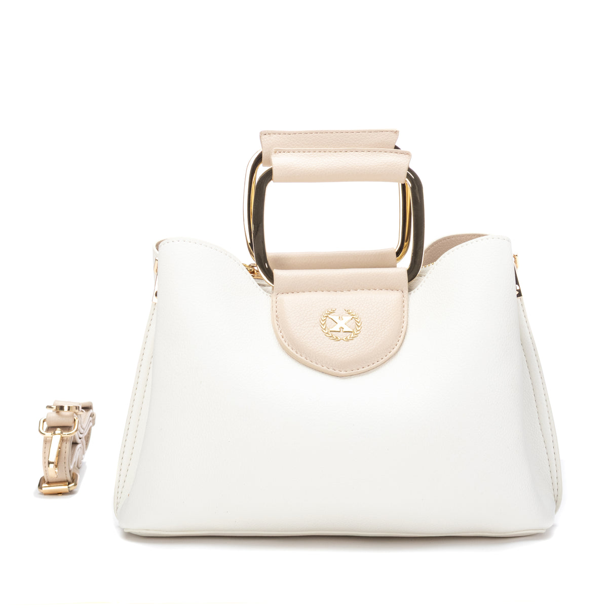 Xti Donna Borsa a mano 184564 Bianco/Beige