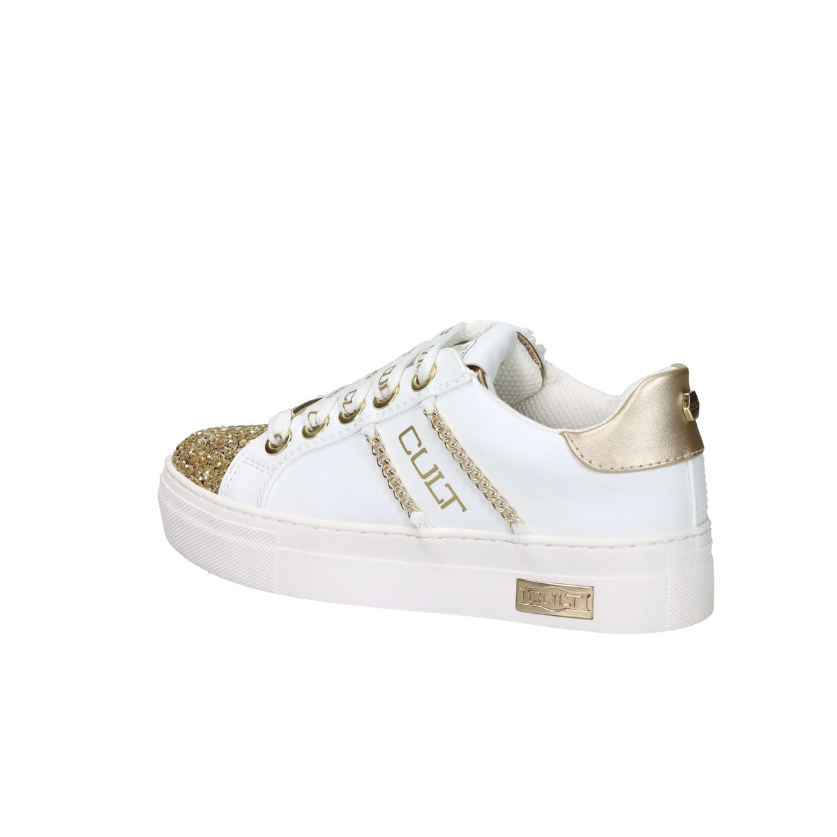 Cult Filles Baskets T-503 Blanc/Or