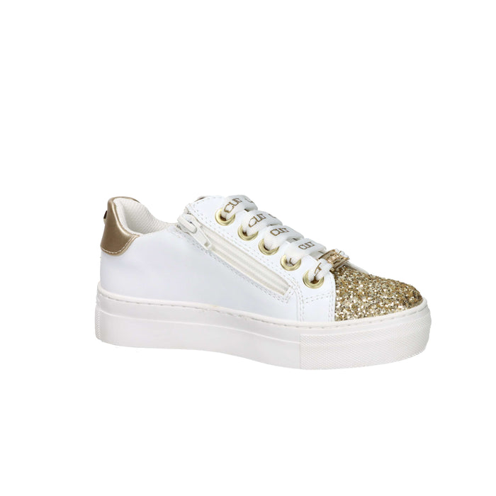 Cult Filles Baskets T-503 Blanc/Or