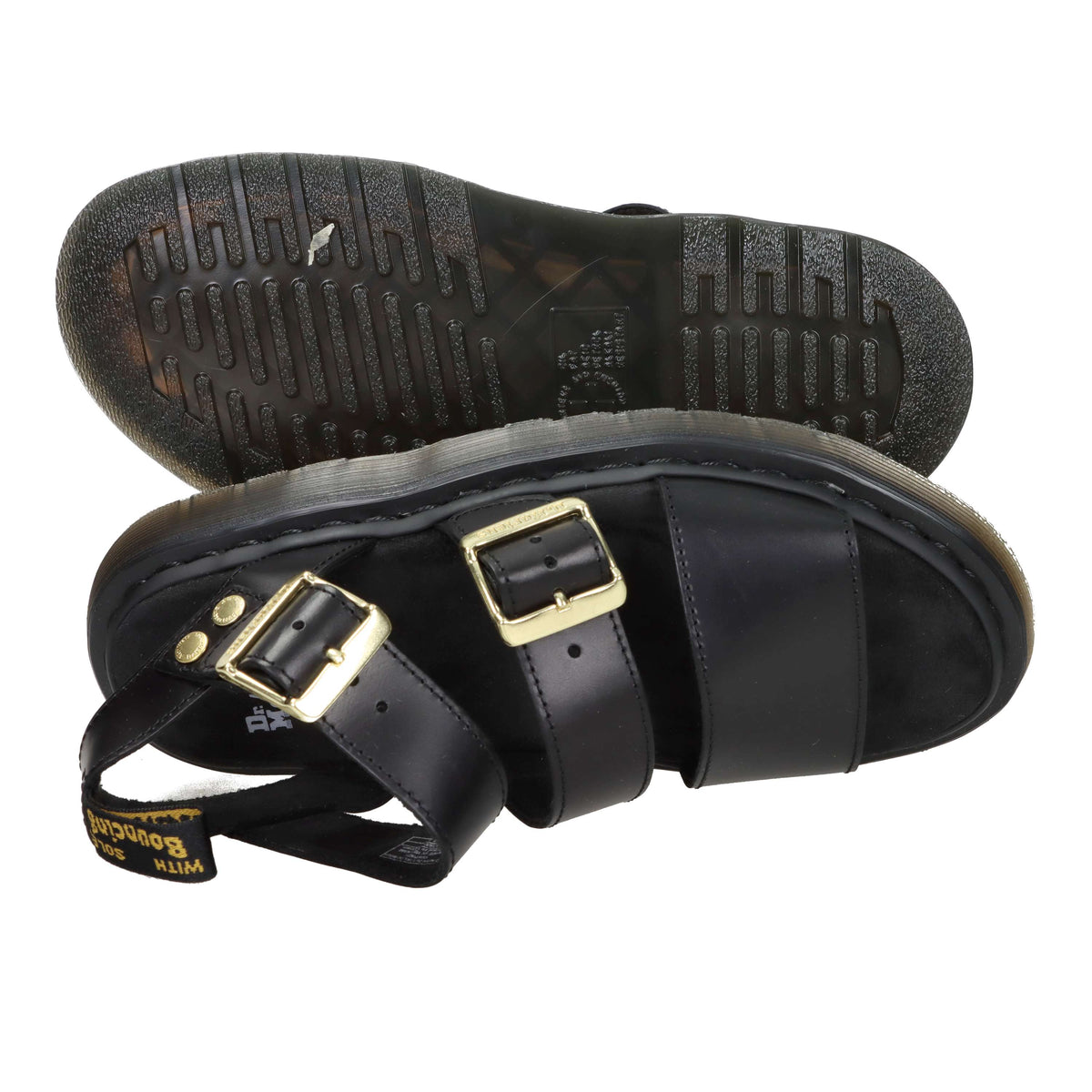 Dr Martens Damen Flacher Sandale 42329001 Schwarz