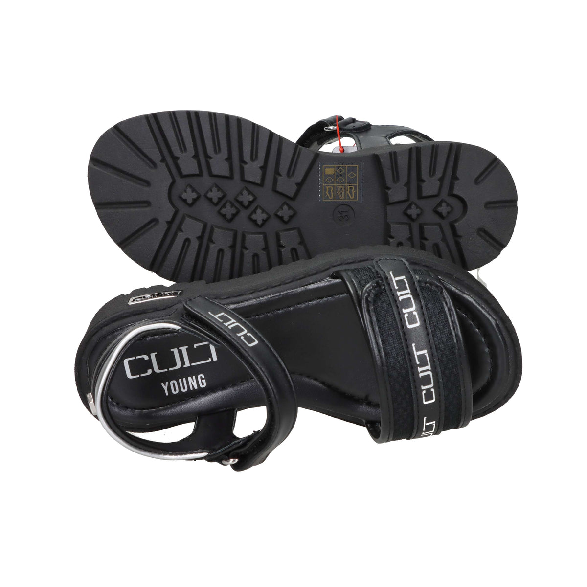 Cult Girls' Sandals T-663 Black