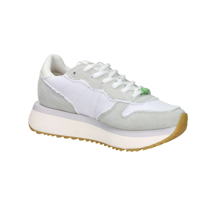 Sun68 Femme Baskets Z36223 Blanc