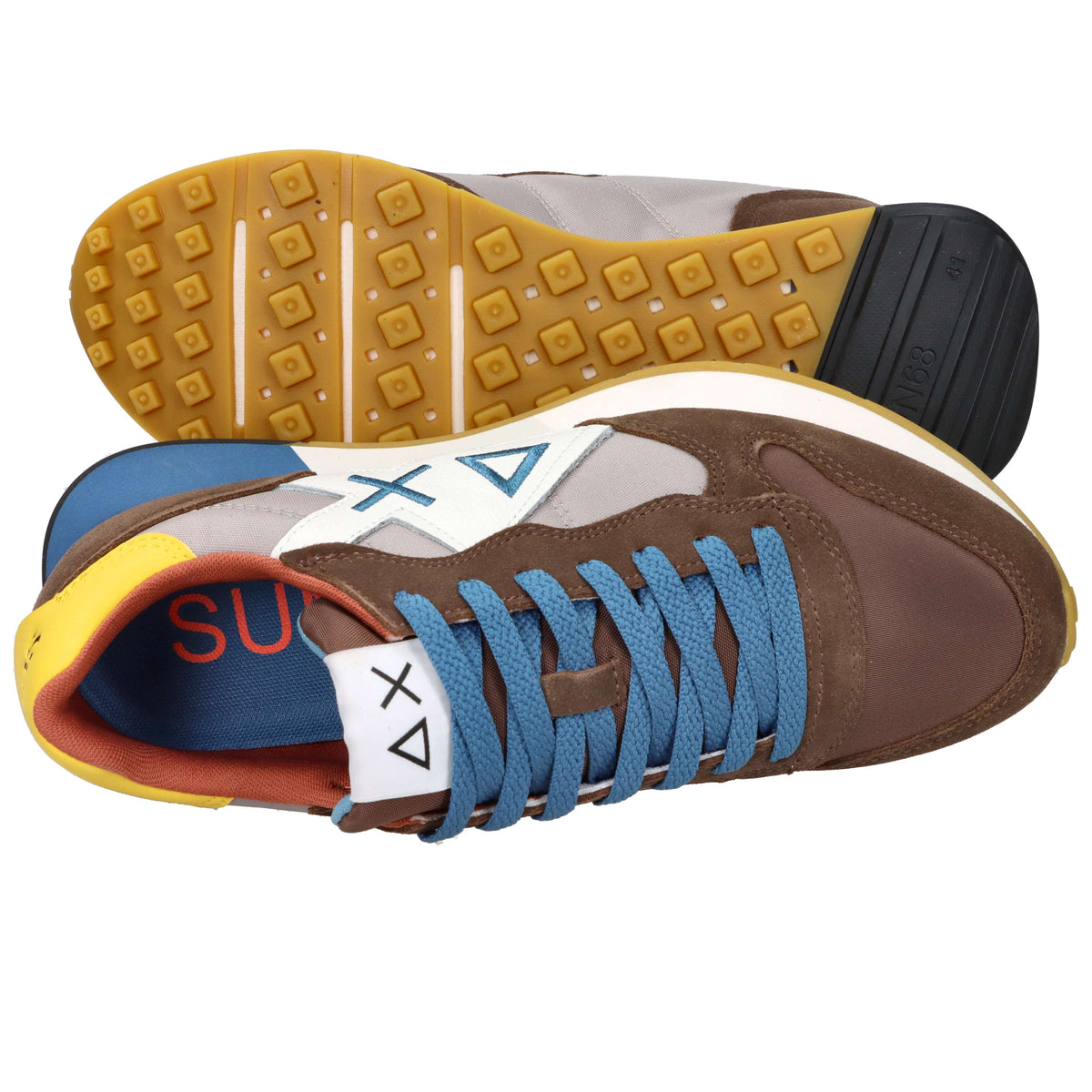 Sun68 Homme Baskets Z36116 Marron