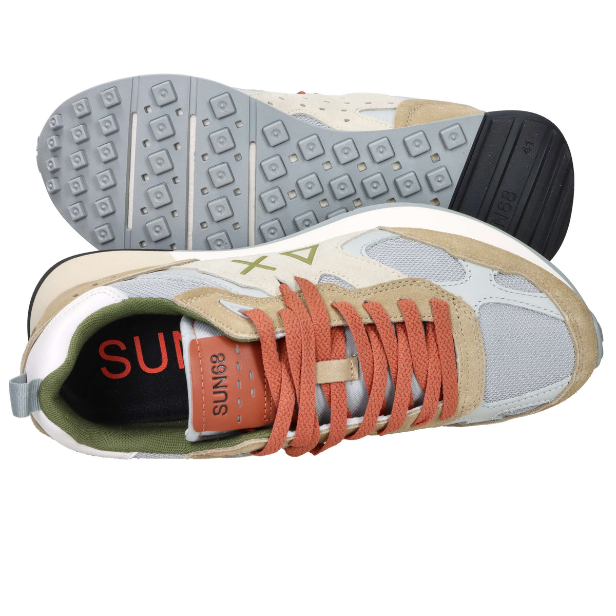 Sun68 Homme Baskets Z36118 Beige