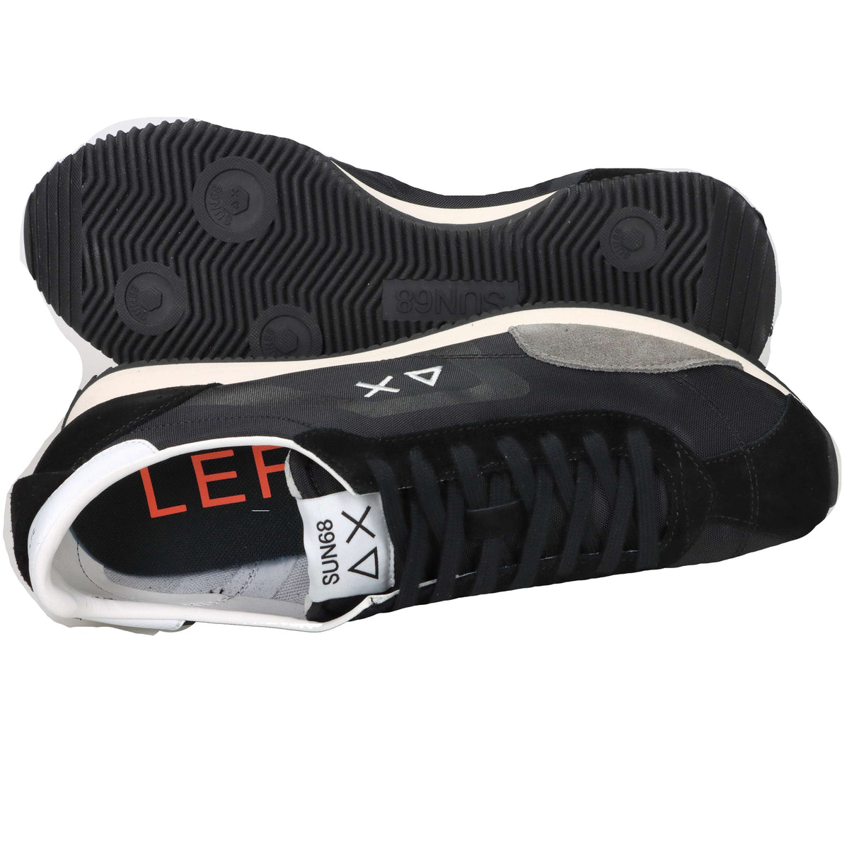 Sun68 Homme Baskets Z36124 Noir