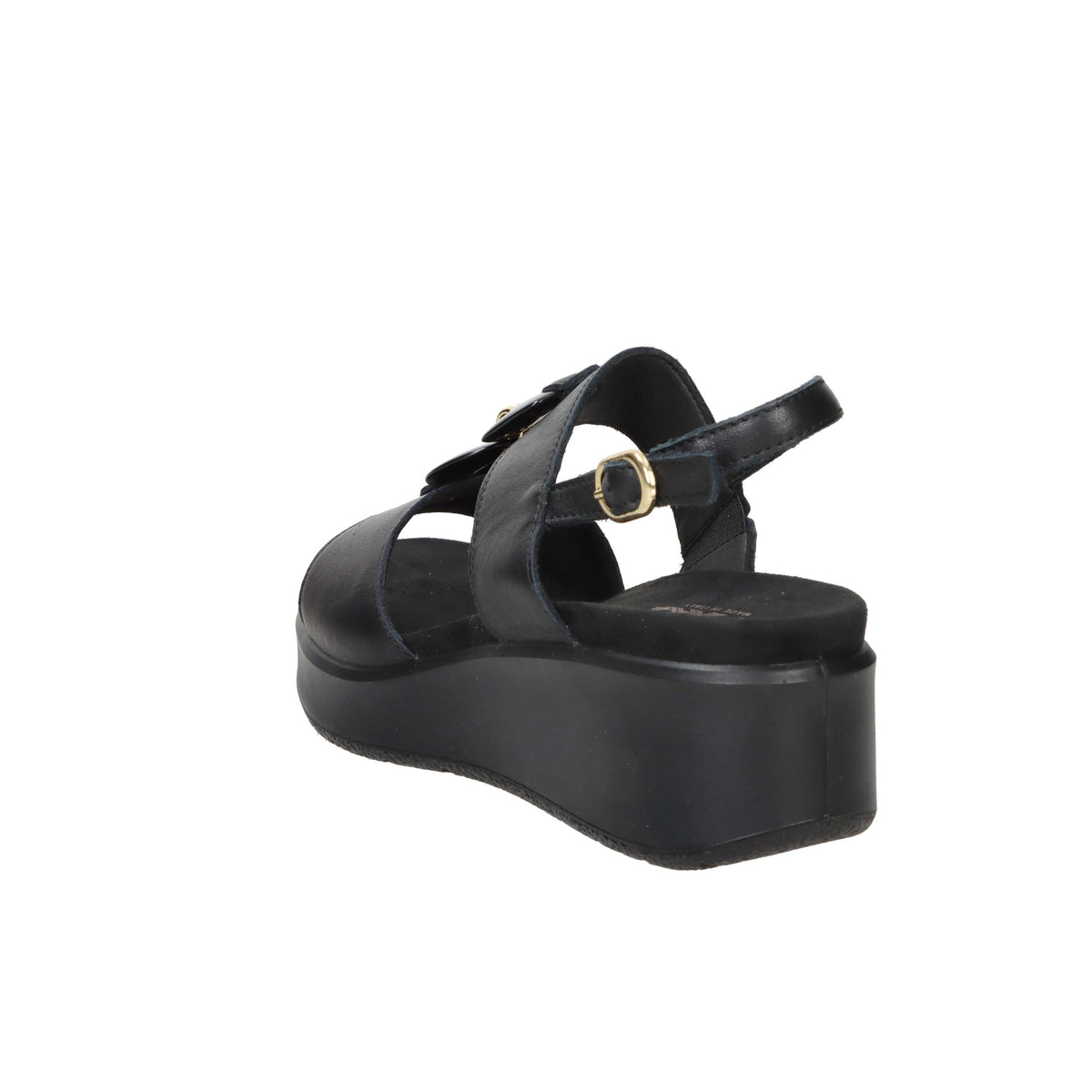 Imac Donna Sandalo con zeppa 109020 Nero