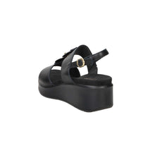 Imac Donna Sandalo con zeppa 109020 Nero