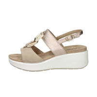 Imac Women's Wedge Sandal 109021 Beige/Gold