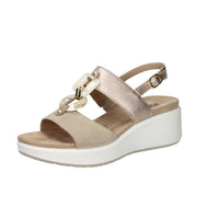 Imac Women's Wedge Sandal 109021 Beige/Gold