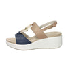 Imac Women's Wedge Sandal 109020 Beige/Blue