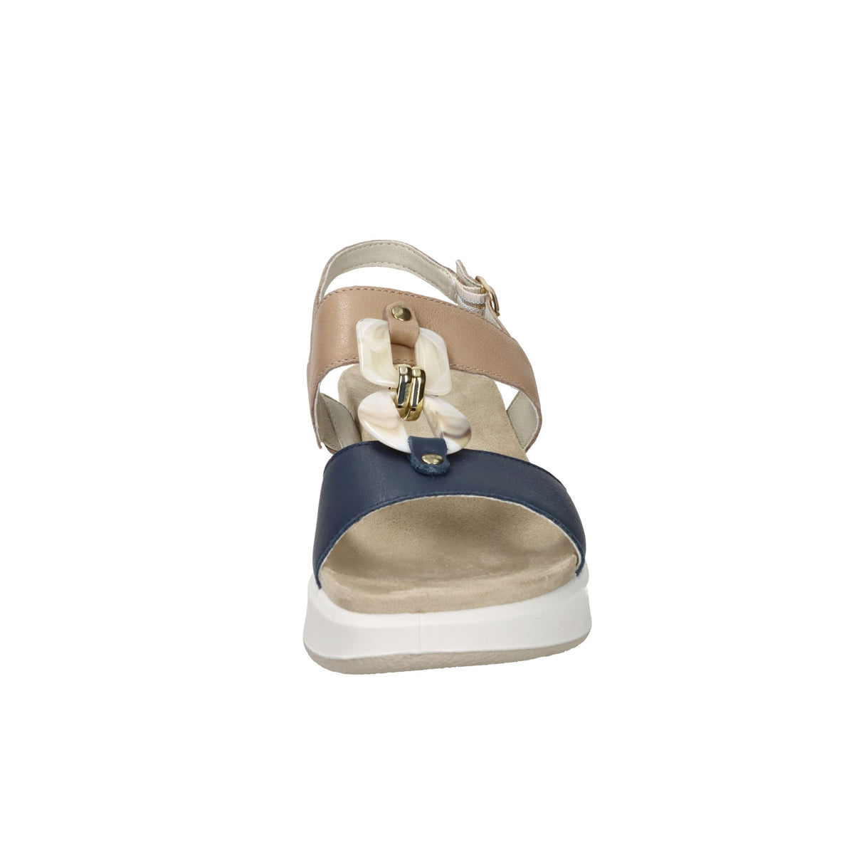 Imac Women's Wedge Sandal 109020 Beige/Blue