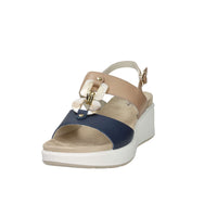 Imac Women's Wedge Sandal 109020 Beige/Blue