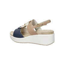 Imac Women's Wedge Sandal 109020 Beige/Blue