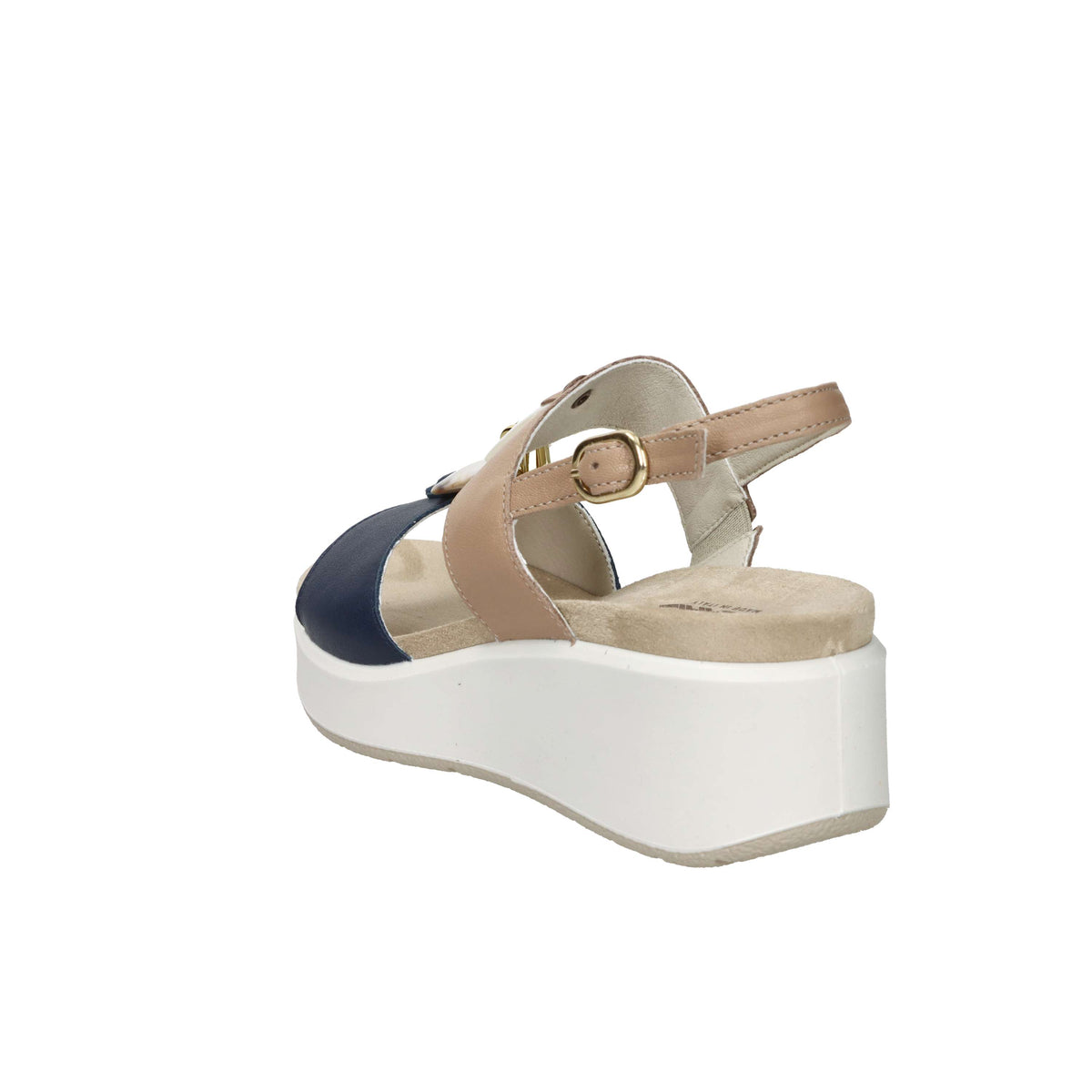 Imac Women's Wedge Sandal 109020 Beige/Blue