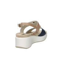 Imac Women's Wedge Sandal 109020 Beige/Blue