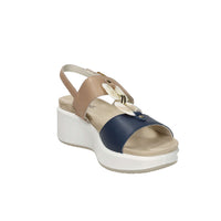 Imac Women's Wedge Sandal 109020 Beige/Blue