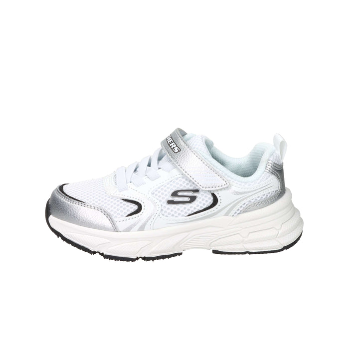 Skechers Garçons Baskets 303692L Blanc/Argent