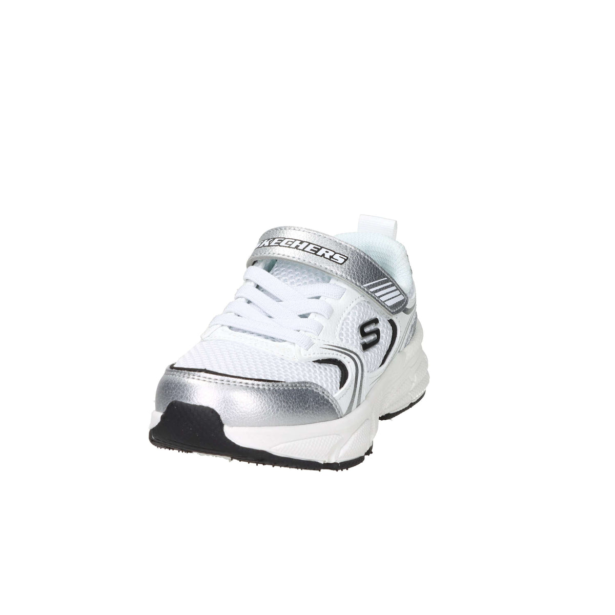 Skechers Garçons Baskets 303692L Blanc/Argent