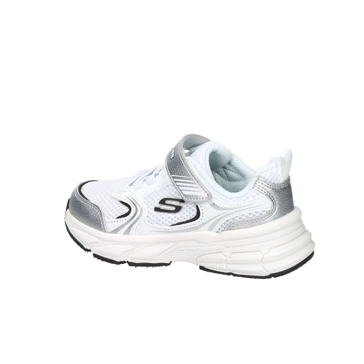 Skechers Garçons Baskets 303692L Blanc/Argent