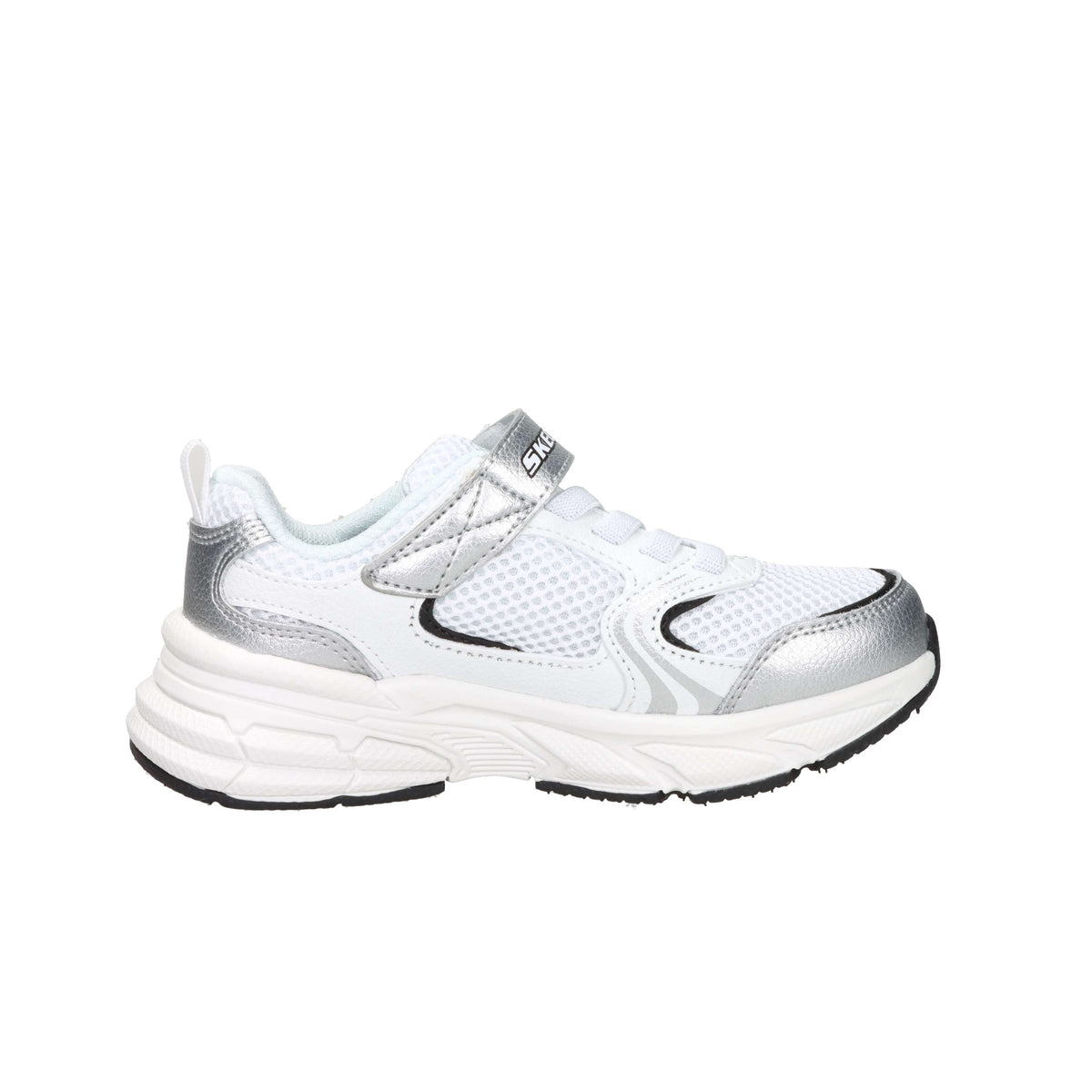 Skechers Garçons Baskets 303692L Blanc/Argent
