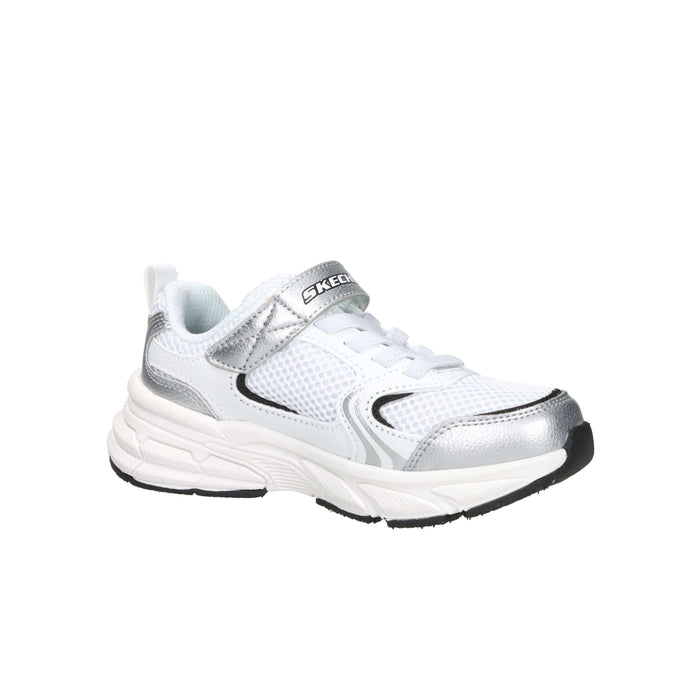 Skechers Garçons Baskets 303692L Blanc/Argent