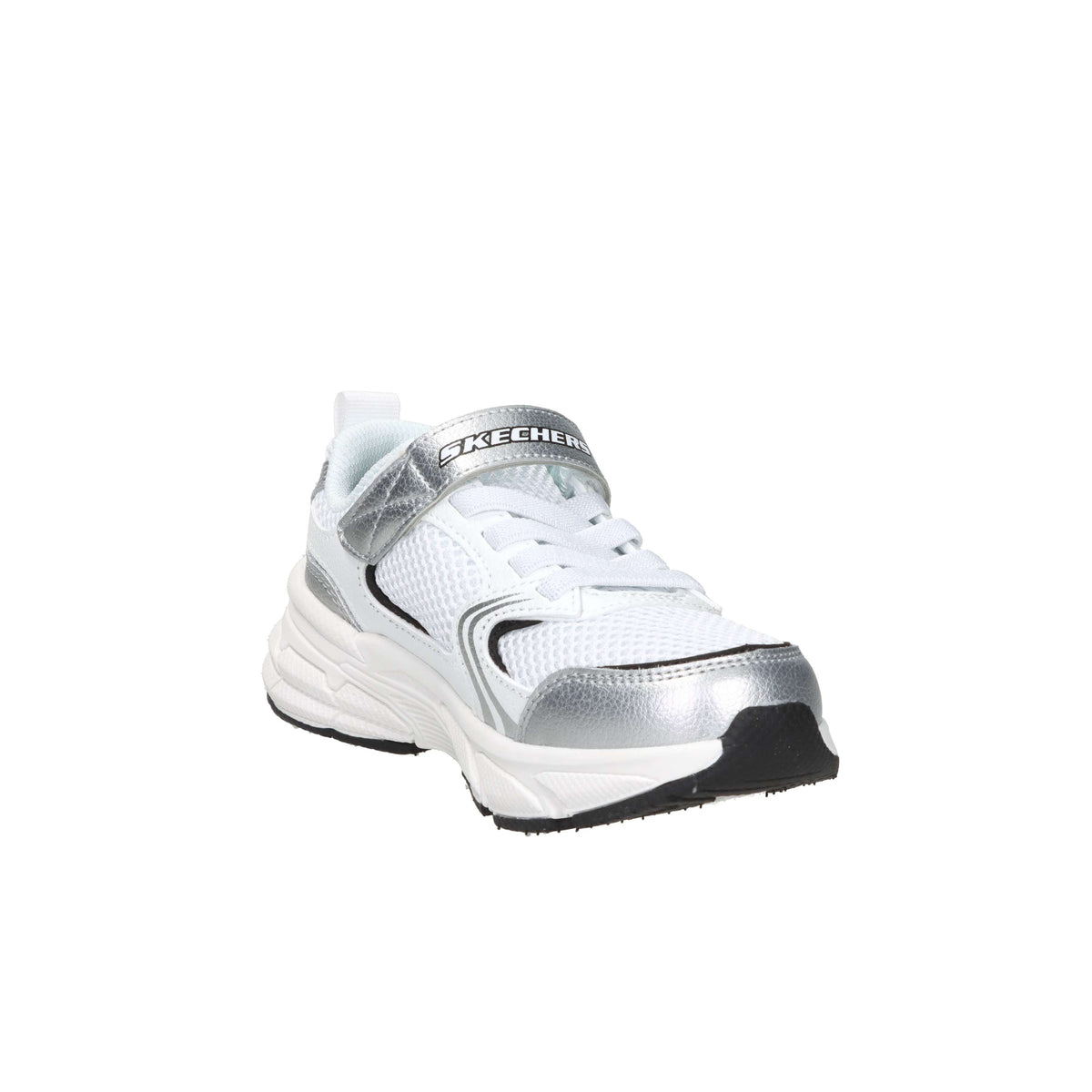 Skechers Garçons Baskets 303692L Blanc/Argent