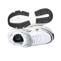Skechers Garçons Baskets 303692L Blanc/Argent