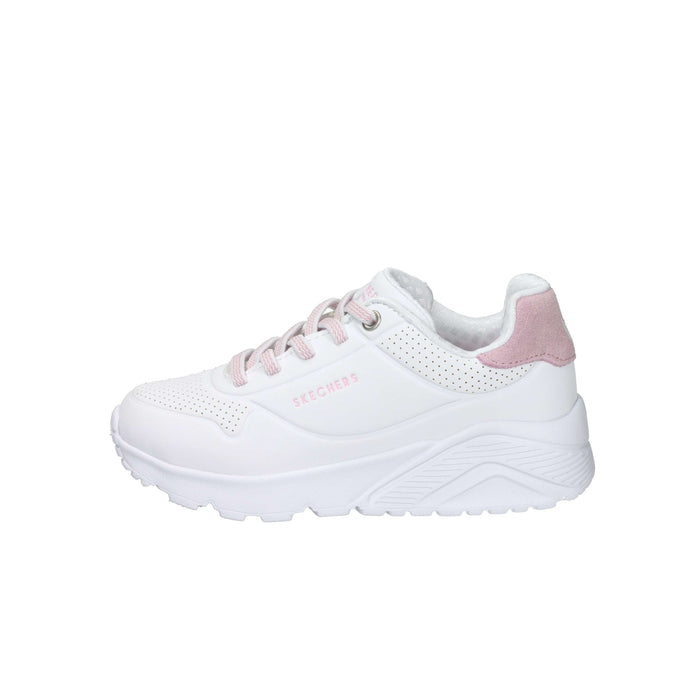 Skechers Filles Baskets 310376L Blanc/Rose