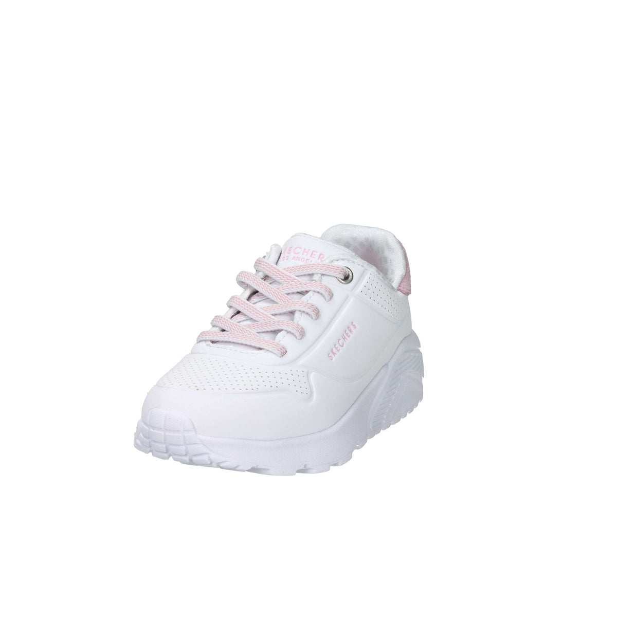 Skechers Filles Baskets 310376L Blanc/Rose