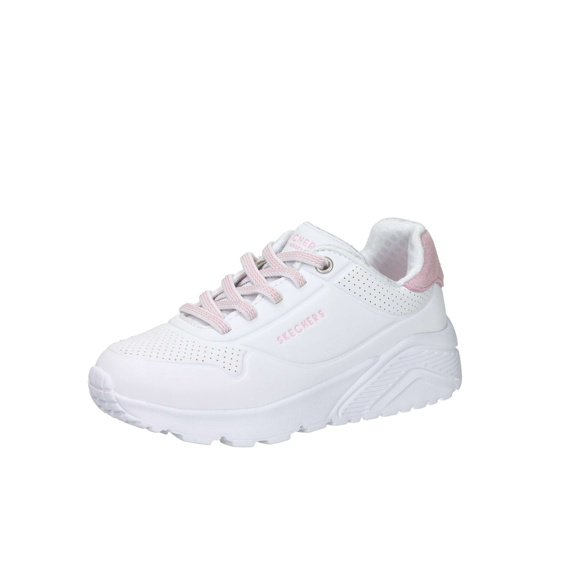 Skechers Filles Baskets 310376L Blanc/Rose