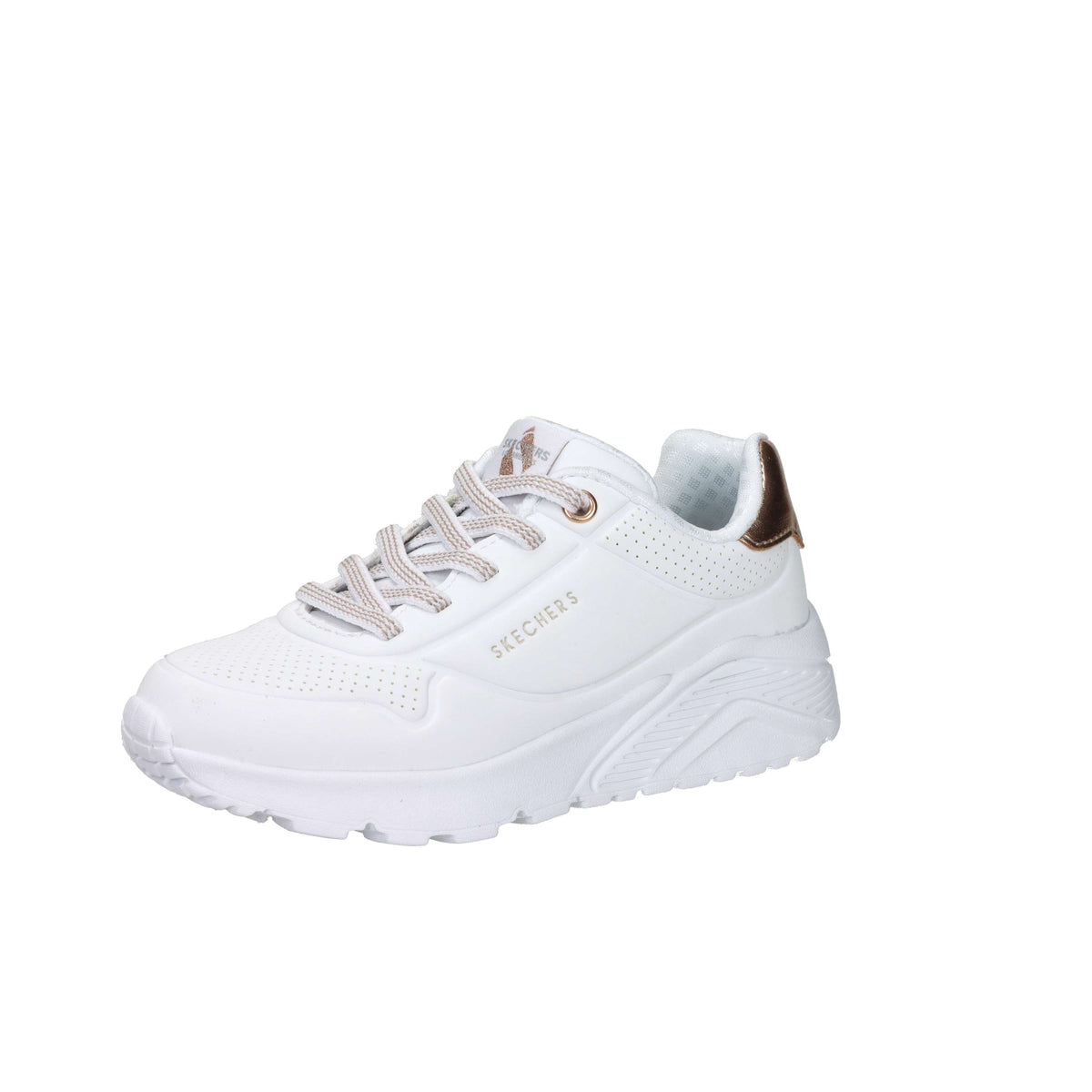 Skechers Bambine e ragazze Sneakers 310384L Bianco/Rame