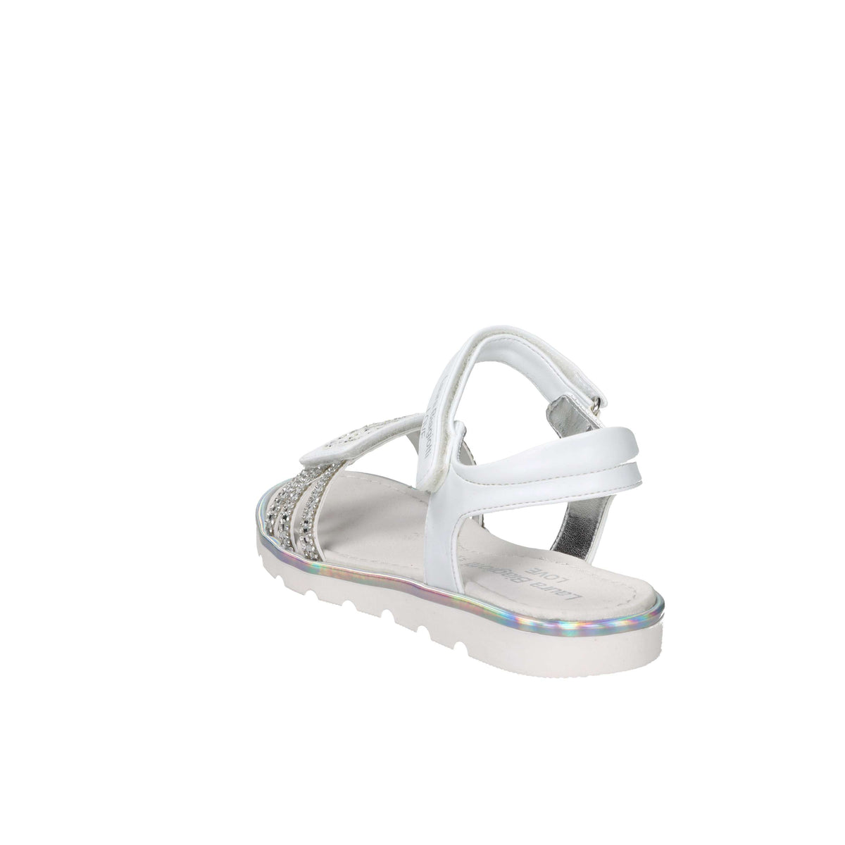 Laura Biagiotti Love Bambine e ragazze Sandalo 9881 Bianco/Argento