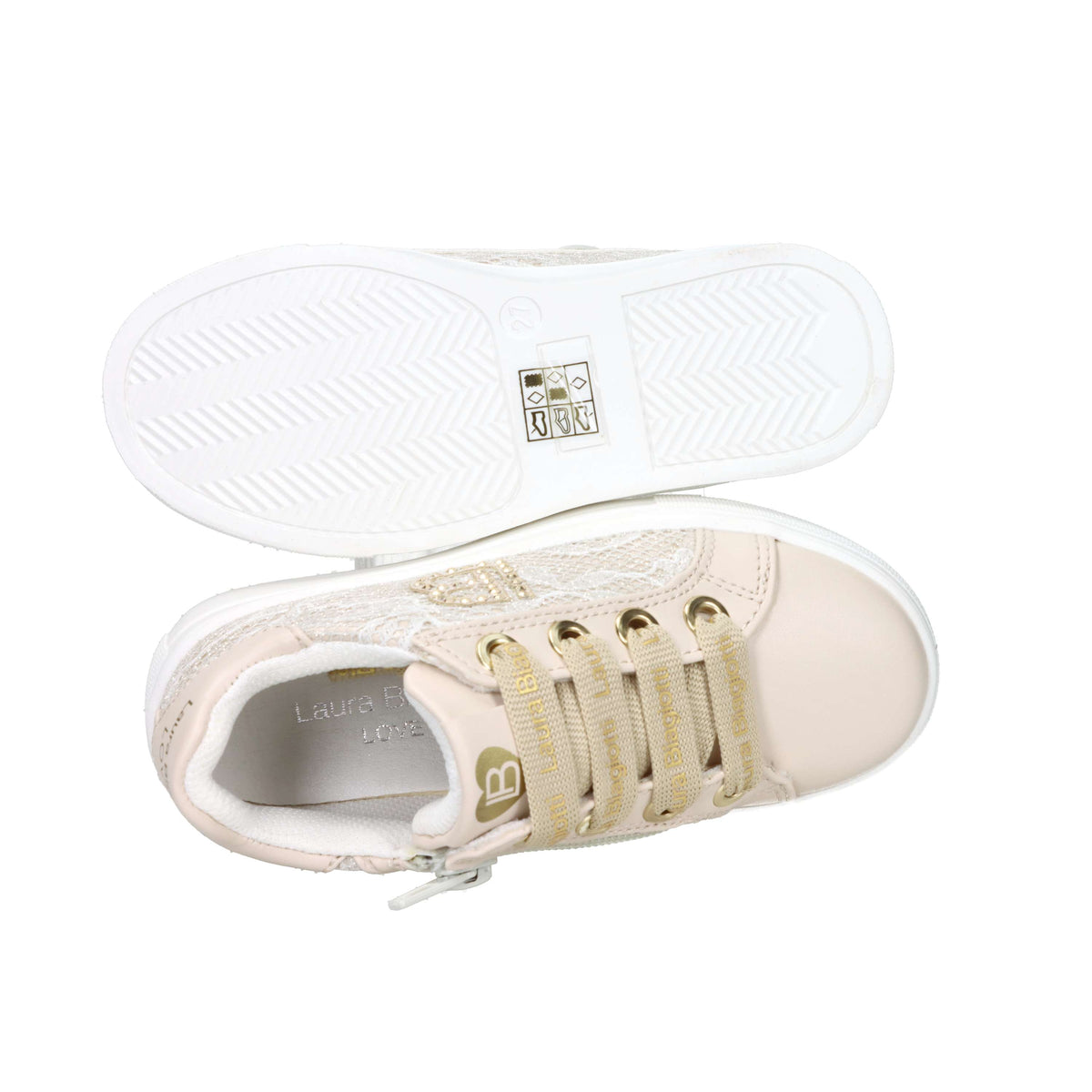 Laura Biagiotti Love Bambine e ragazze Sneakers 9854 Cipria
