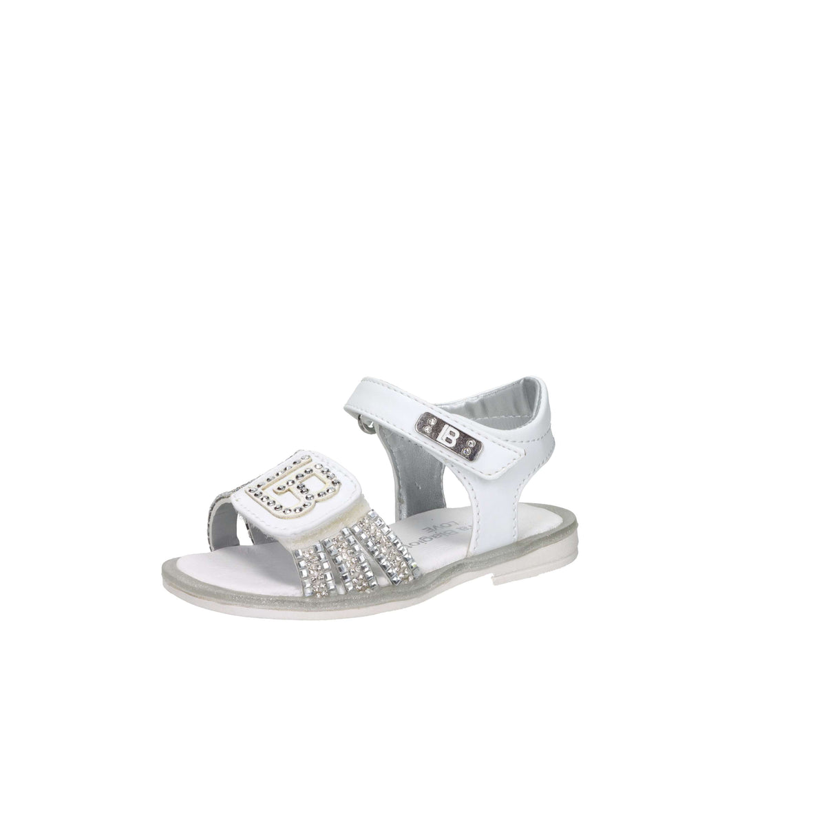 Laura Biagiotti Love Bambine e ragazze Sandalo 9960 Bianco/Argento
